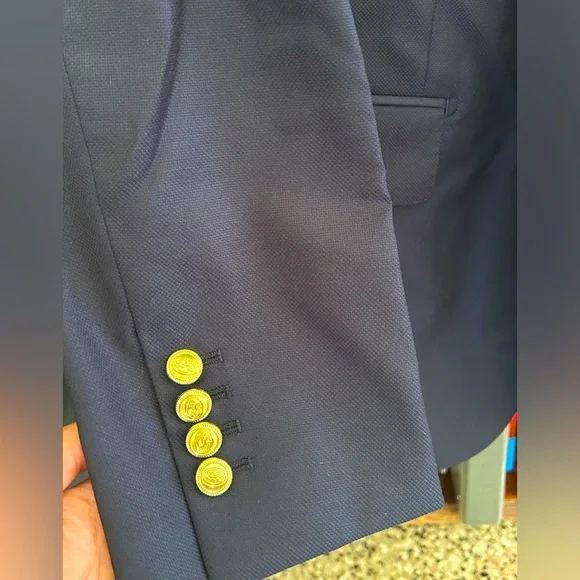 HSS x Michael Andrews Bespoke Classic Navy Blue Blazer – Brand New - Picture 3 of 7